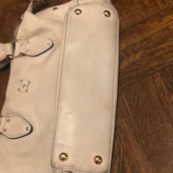 Michael Kors Satchel w/ braided handles + strap - Picture 4 of 6